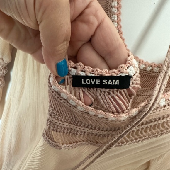 Love Sam crochet/ fringe dress. - Picture 3 of 8